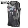Dres Brooklyn Nets Dennis Schroder Nike 2024-25 City Edition Sivo Swingman - Dječji